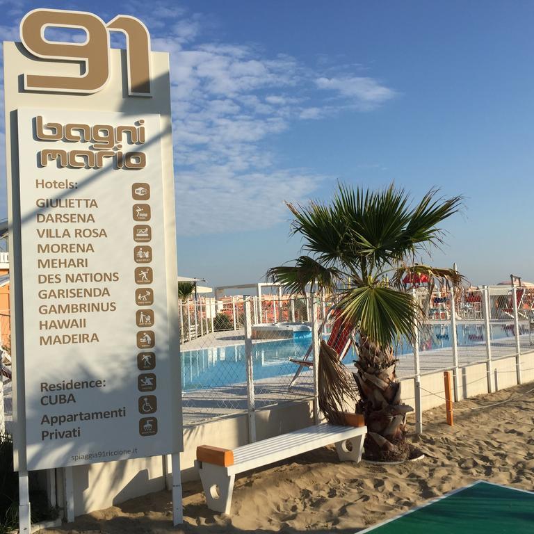 Hotel Mehari Riccione Zewnętrze zdjęcie